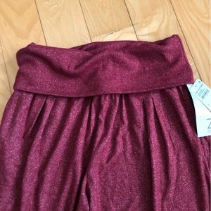 NWT medium Z by Zella heather burgundy soft knit pants